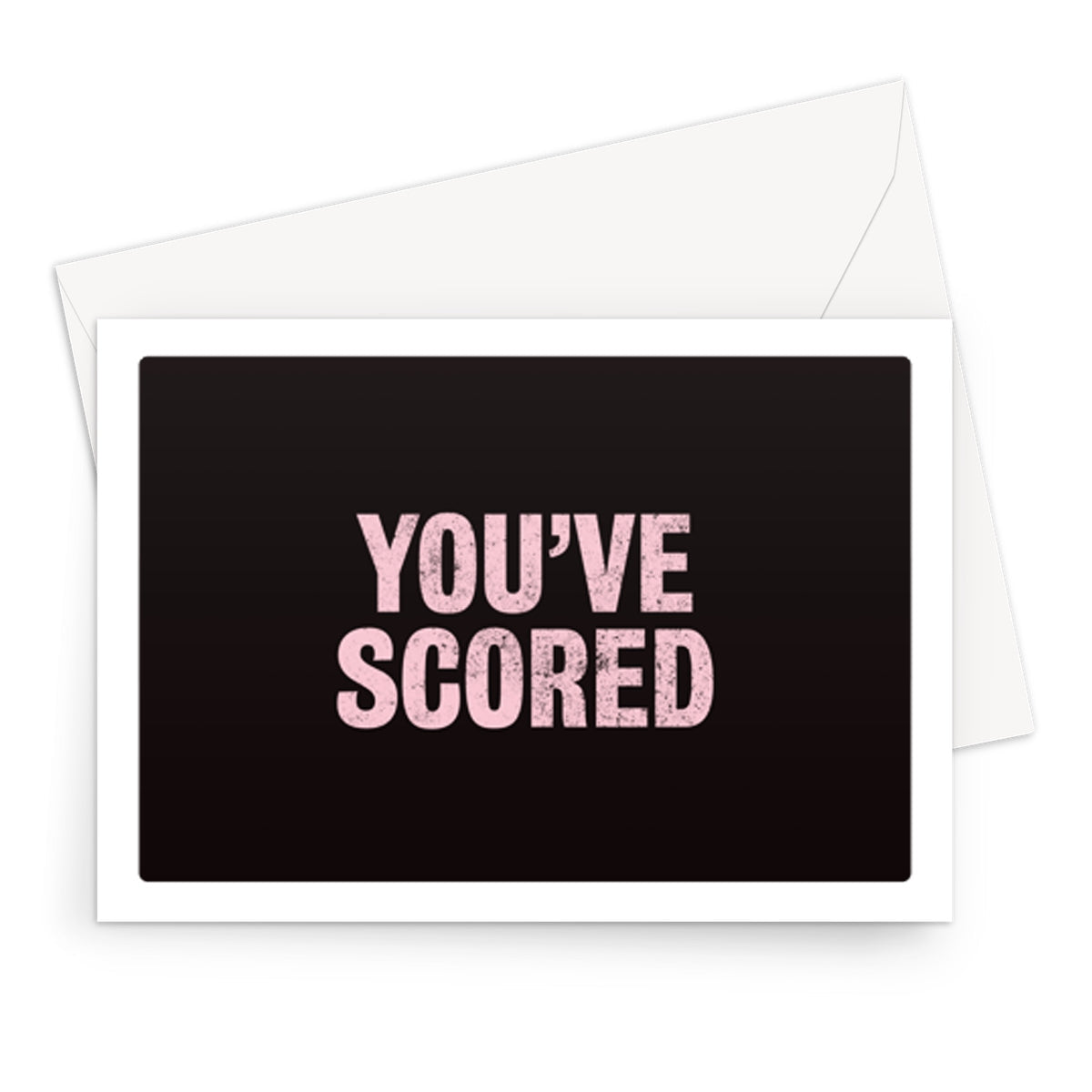 'You've Scored' – Valentines card